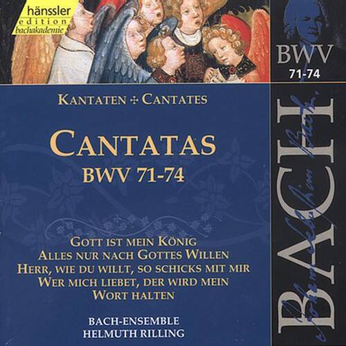 J.S. Bach - Sacred Cantatas BWV 71-74   - COMPACT DISCS [CD]