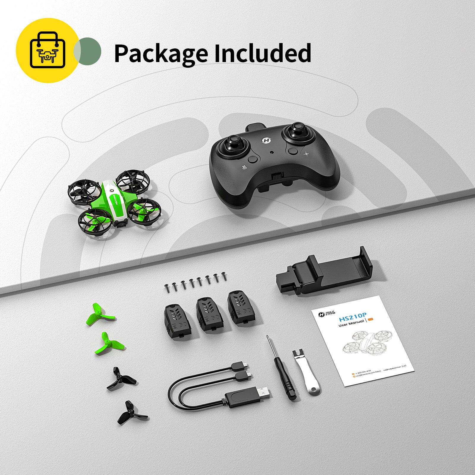 Package Included

- HS210P Manual User