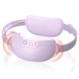 Comfytemp - Cordless Heating Pad for Period Cramps, 5000mAh Rechargeable Dual Zone Heating Pad for Menstrual Comfort - Purple