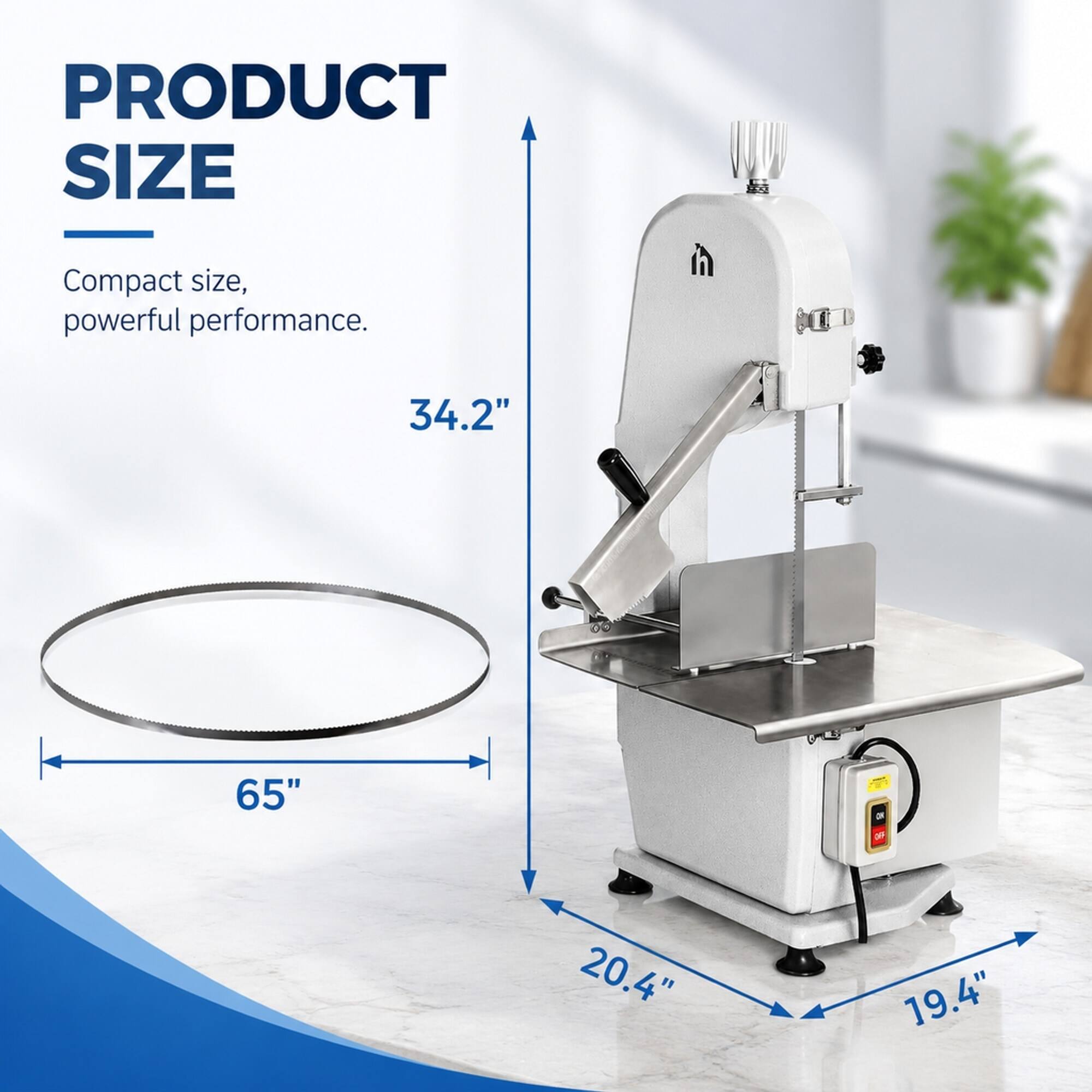 PRODUCT SIZE  
Compact size, powerful performance.  
34.2"  
65"  
20.4"  
19.4"