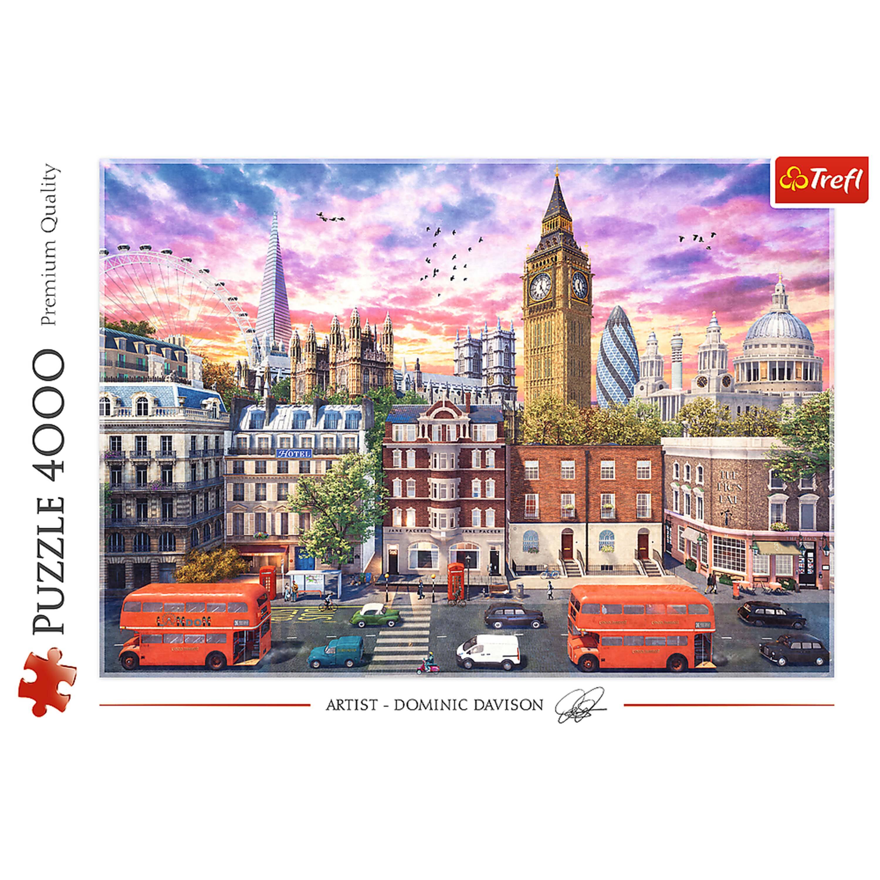 Quality Premium 4000 PUZZLE  
A LAND OF OTEL  
ARTIST - DOMINIC DAVISON  
Trefl  
Premium Quality