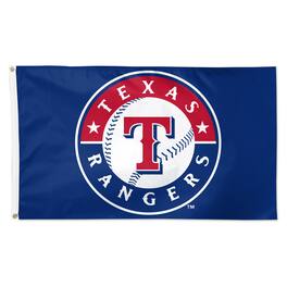 WinCraft - Texas Rangers 3' x 5' Primary Logo Single-Sided Flag - Multicolor