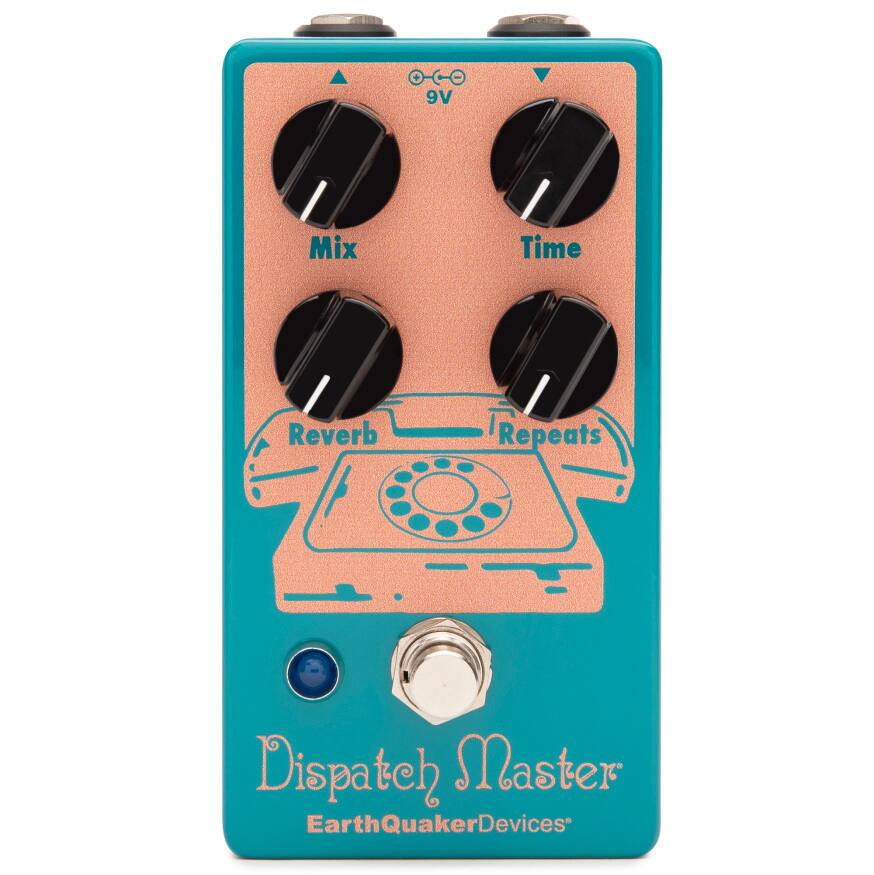 + - 9V Mix Time Reverb Repeats Dispatch Master EarthQuakerDevices