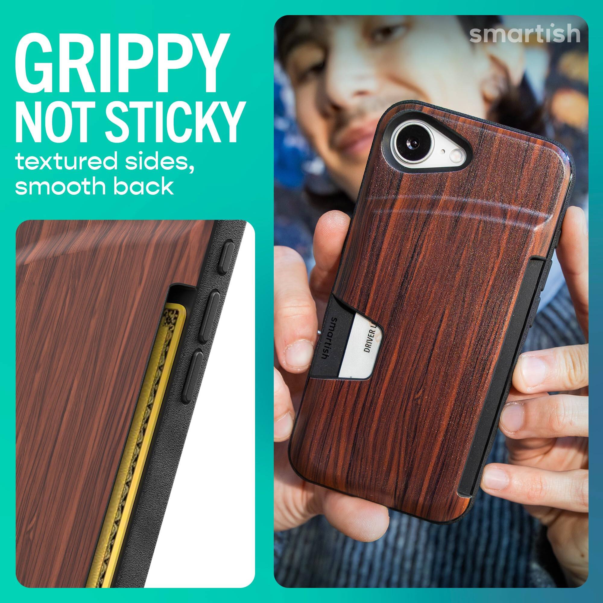 GRIPPY NOT STICKY textured sides, smooth back

smartish

DRIVER