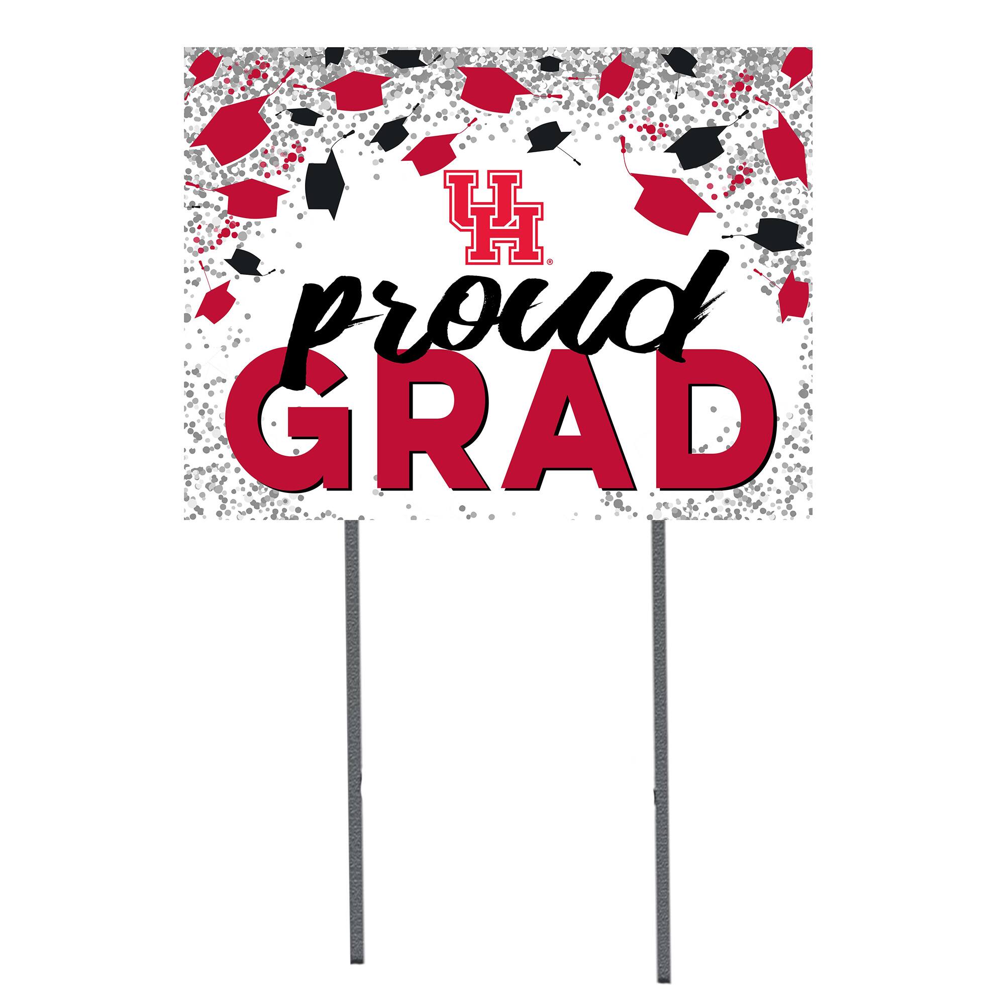 Houston Cougars 18'' x 24'' Grad Yard Sign
