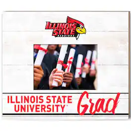 Jardine - Illinois State Redbirds 13.5" x 11.5" Grad Frame - White