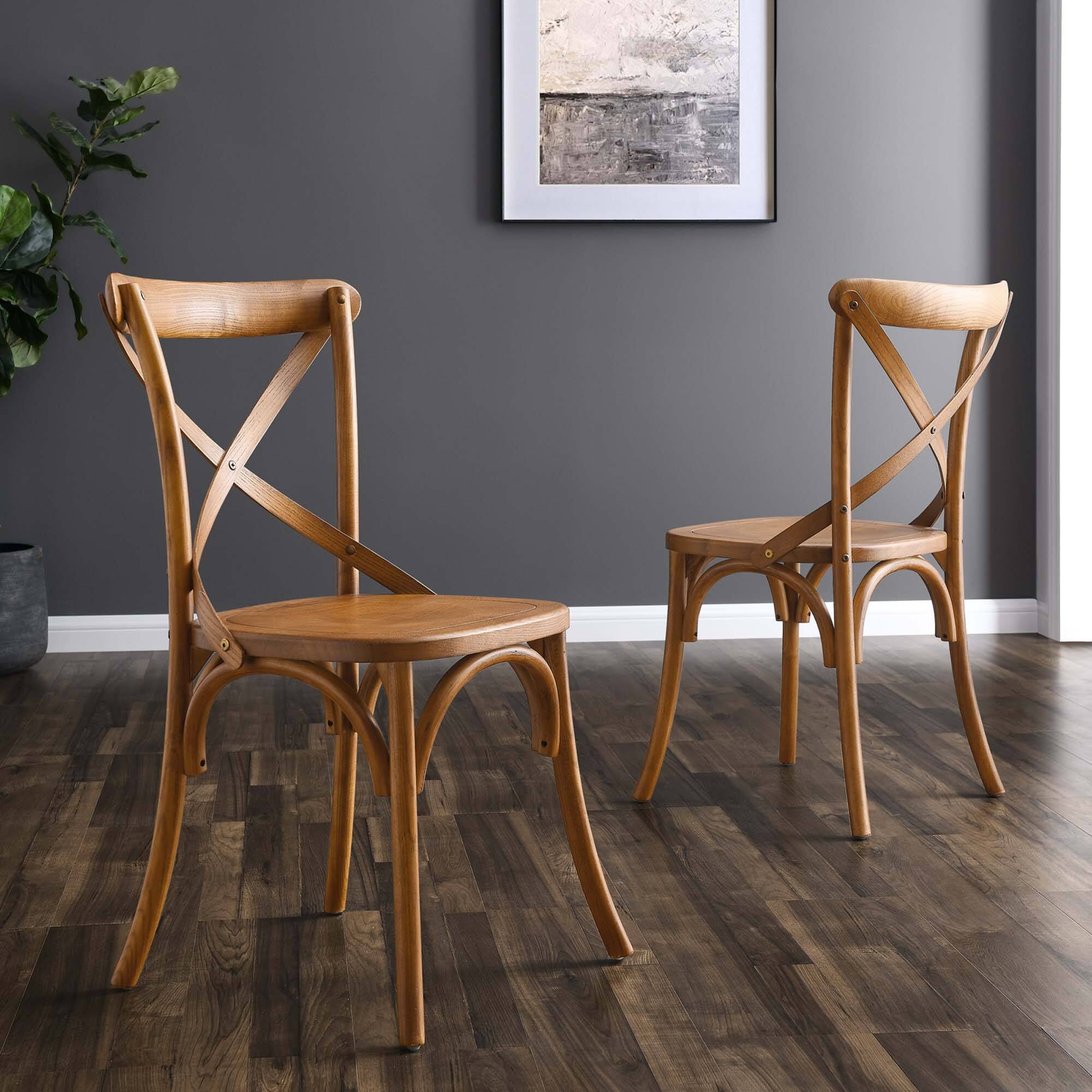 Alt View 5. Modway - Gear Dining Side Chair by Modway - Brown.
