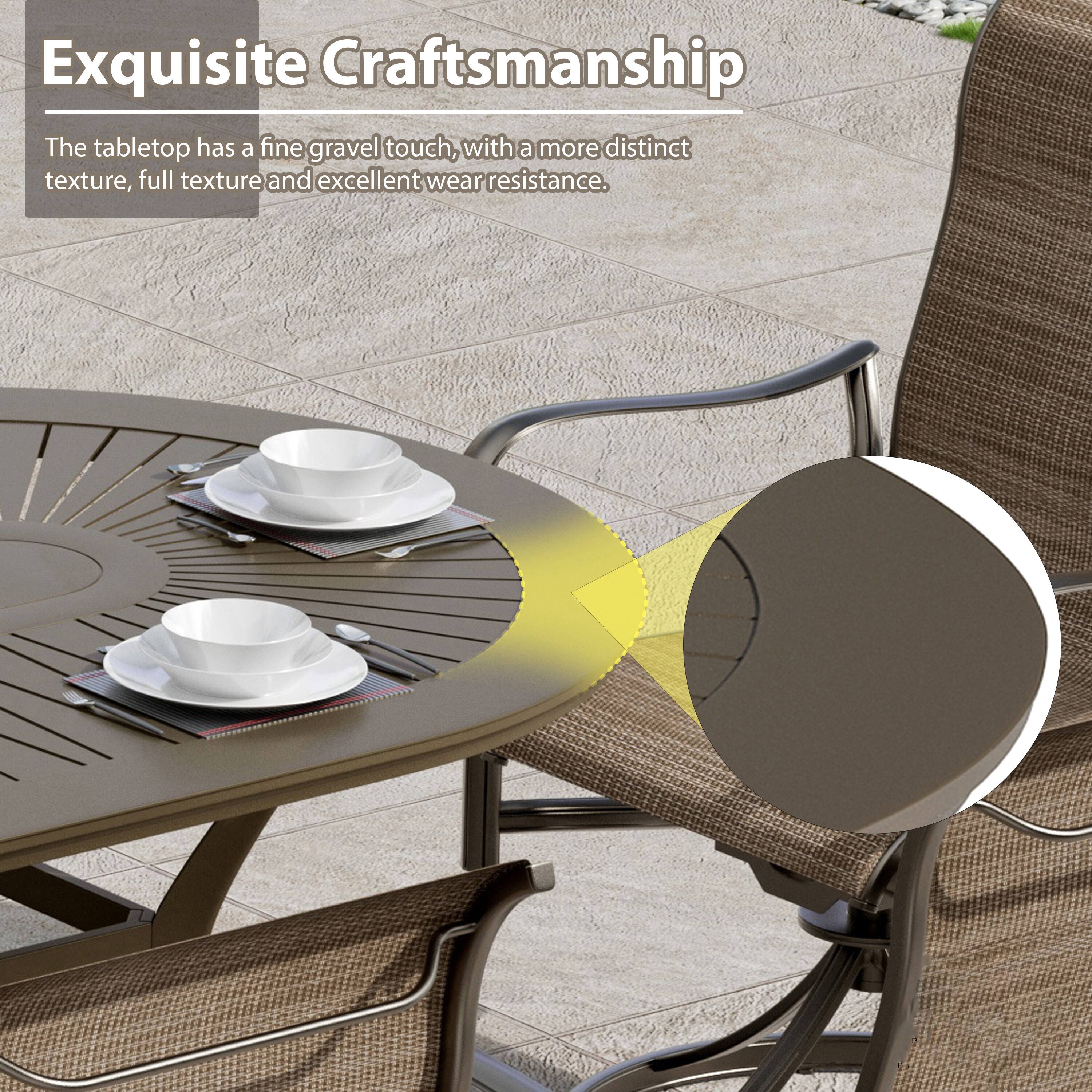 Exquisite Craftsmanship

The tabletop has a fine gravel touch, with a more distinct texture, full texture and excellent wear resistance.