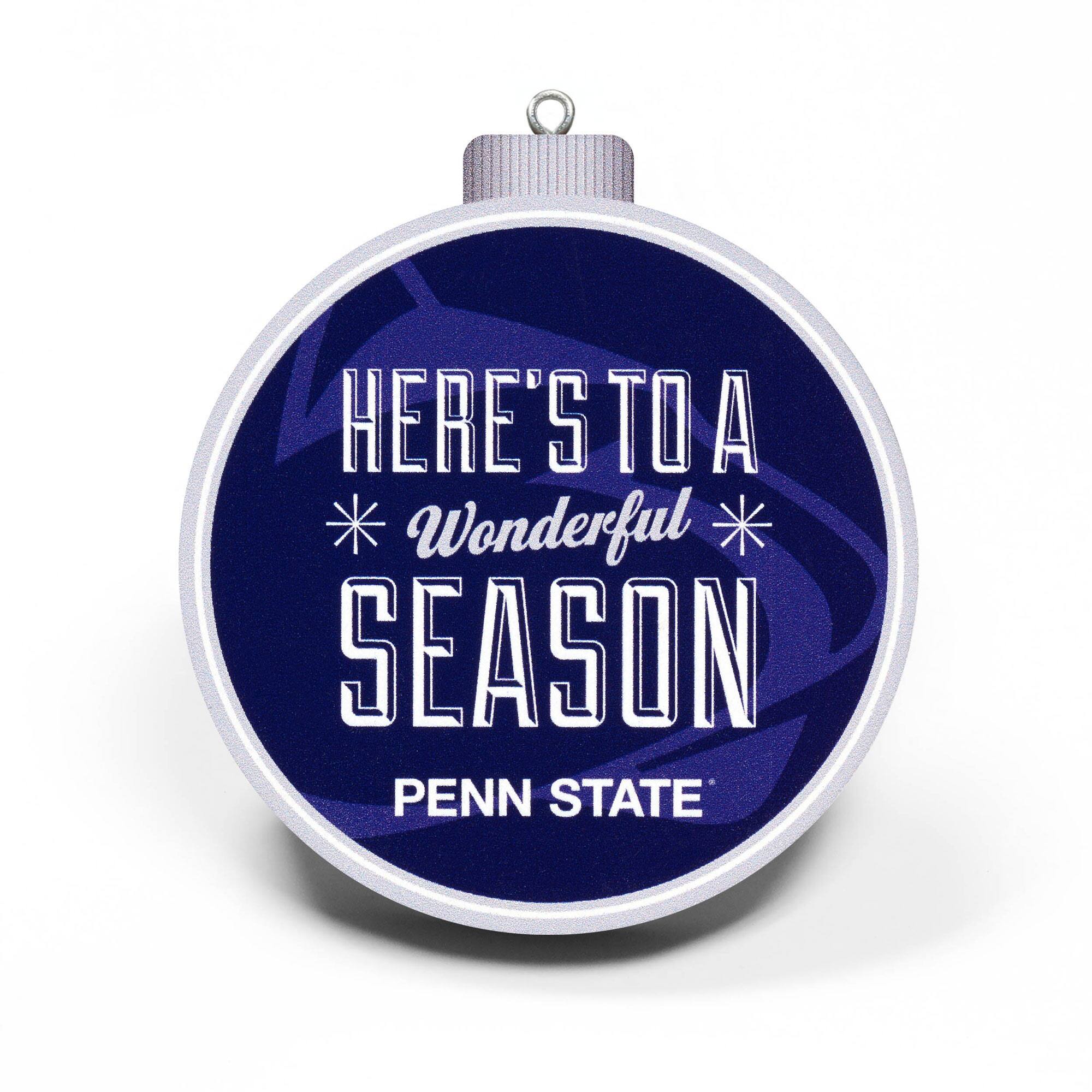 HERE'S TO A  
Wonderful  
SEASON  
PENN STATE