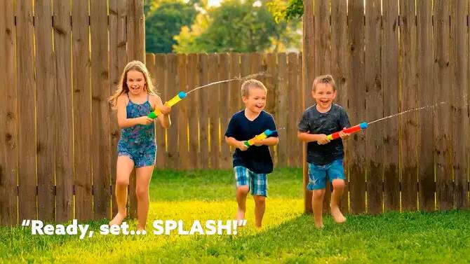 "Ready, set... SPLASH!"