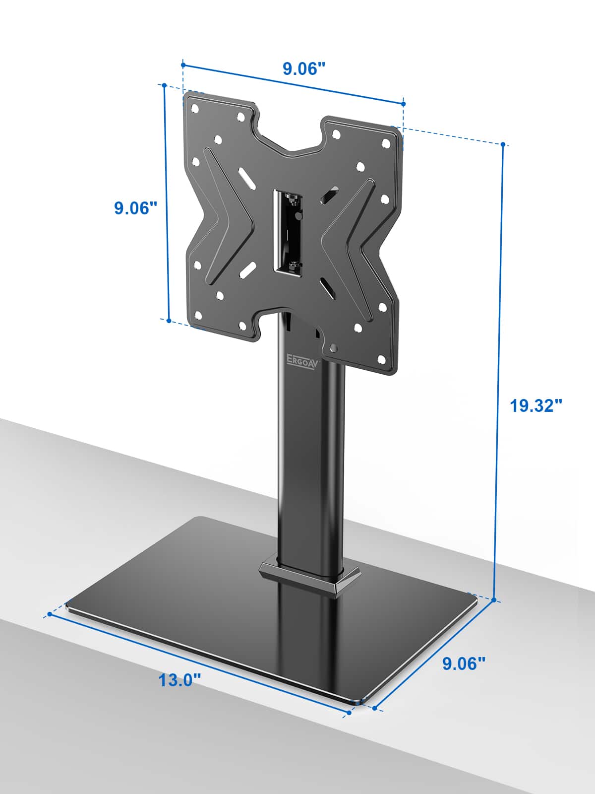 The text on the image reads "9.06" 9.06" ERGGAY 19.32" 13.0" 9.06". This text is grouped and corrected as follows:
"9.06" 9.06" ERGGAY 19.32" 13.0" 9.06"
Grouped: 9.06" 9.06" 19.32" 13.0" 9.06"
Corrected: 9.06" 9.06" 19.32" 13.0" 9.06"