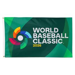 WinCraft - 2026 World Baseball Classic 3' x 5' Single-Sided Deluxe Flag - Multicolor