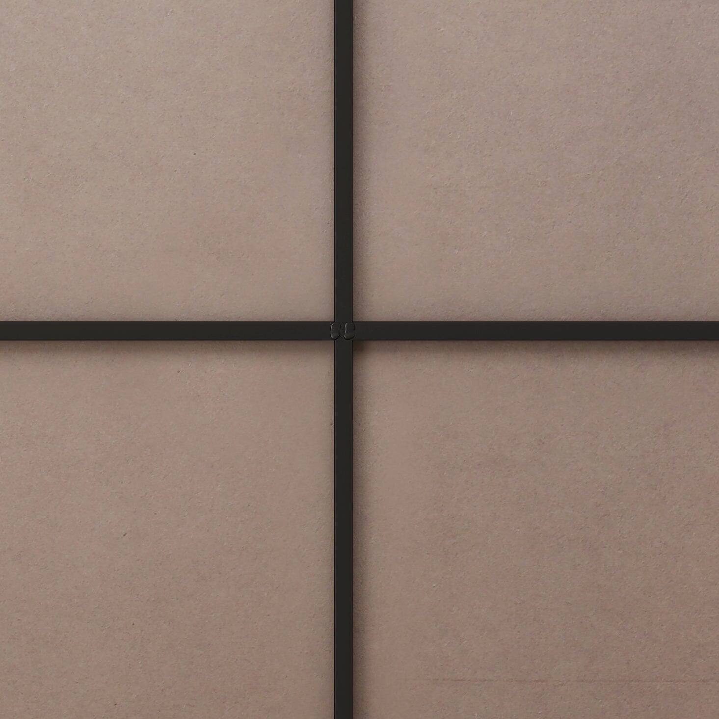 Alt View 2. BreeBe - 28 in Black Round Wall Mirror Metal Framed Vanity Dressing Mirror for Bathroom Living Room Bedroom Decor - Black.