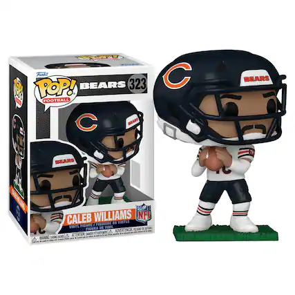 HP RLA Funke P POP! BEARS 323 A FOOTBALL C C BEARS C BEARS BEARS G WN A 2 CALEB WILLIAMS NFL FIGURINE EN VINYLE FIGURE / VINYL DE VINIL ASFIRGA FIGURA ADVERTENCIA: PELIGRO DE A - - a - DTOUFFEMENT - - - ATTENTION DANGER . A a a - Pt NCAC - . - WARNING CHOKING - - - A - . . n Pe . - - a -