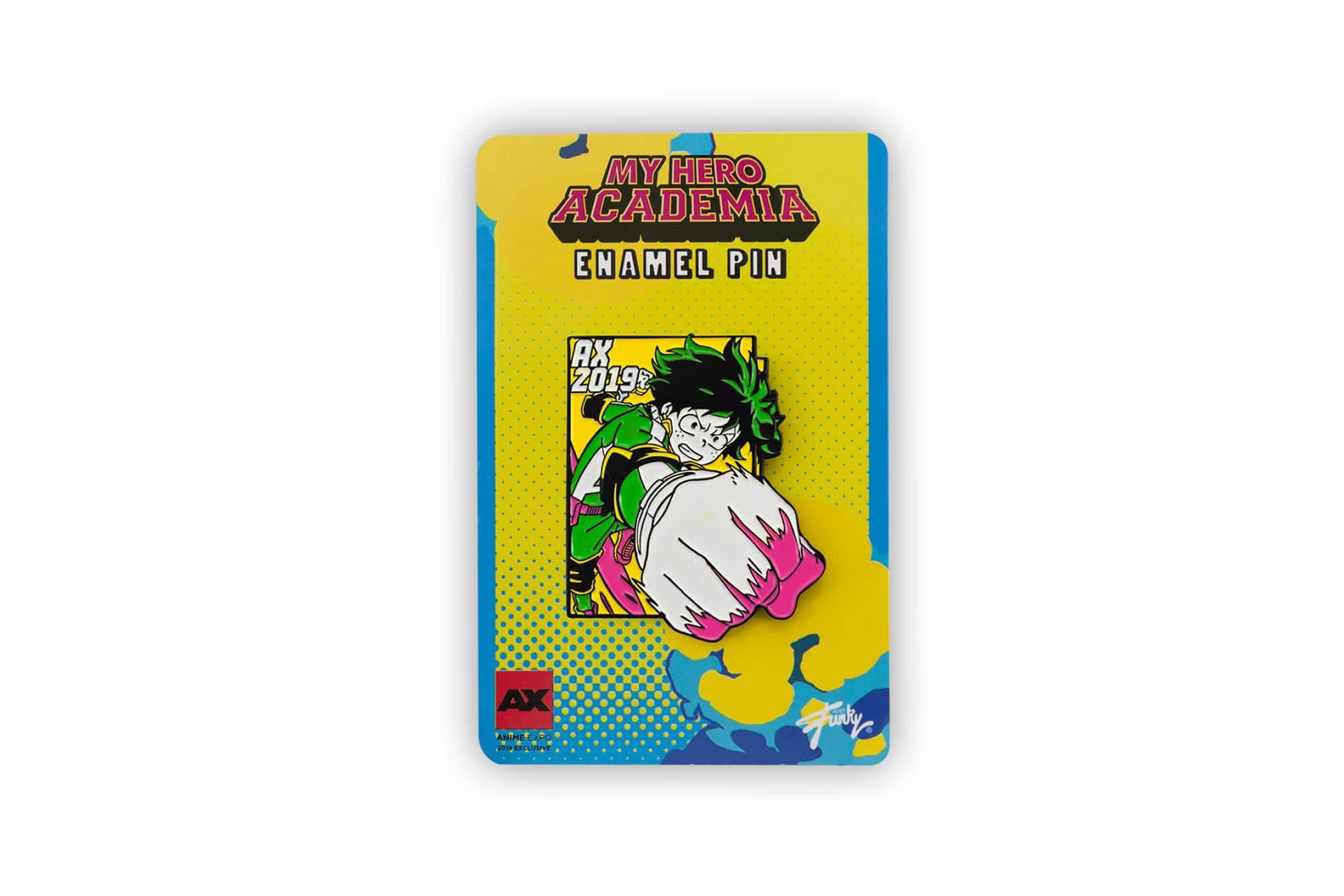 Just Funky - My Hero Academia Izuku Midoriya Pin | Exclusive Collectible | Measures 2 Inches - Multi-Colored