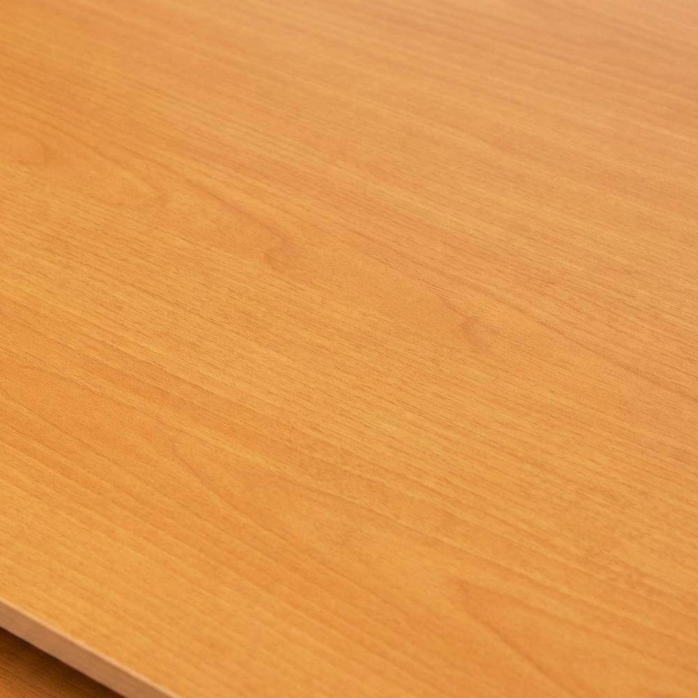 Alt View 1. BisonOffice - Light Cherry Computer Desk with Easy Assembly and Compact Design - Light Cherry/Black.