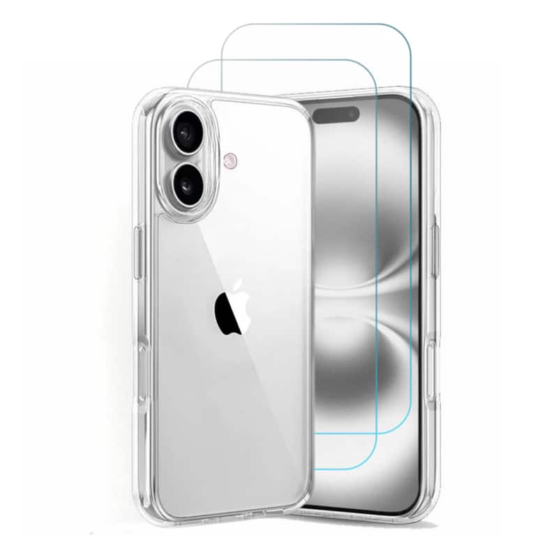 Photos - Case Entronix - iPhone 17 Protection Bundle - Durable  with 2 Screen Protectors - Clear