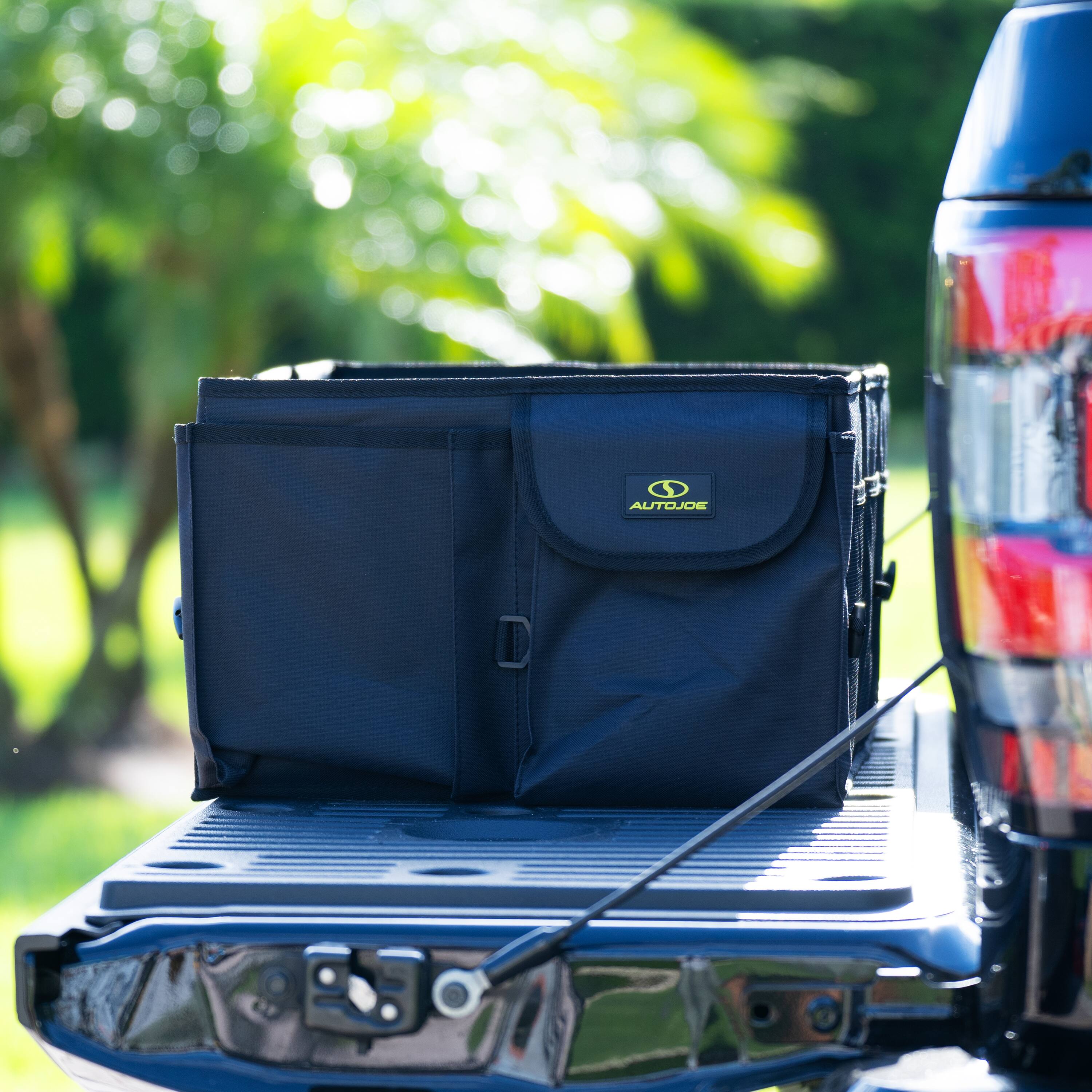 Alt View 15. Sun Joe - Collapsible Auto Storage Organizer - Black.