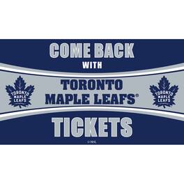Evergreen Enterprises - Toronto Maple Leafs 28" x 16" Come Back With Tickets Door Mat - Multicolor