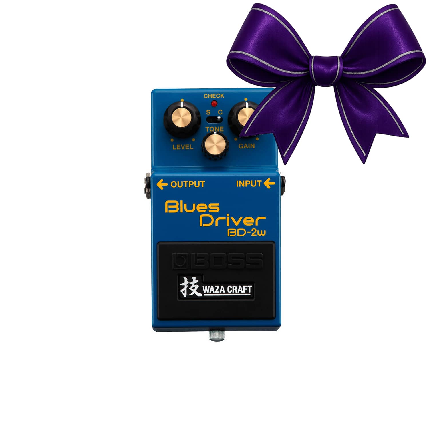BOSS - BD-2W Premium Waza Craft Blues Driver Standard and Custom Mode Guitar Pedal