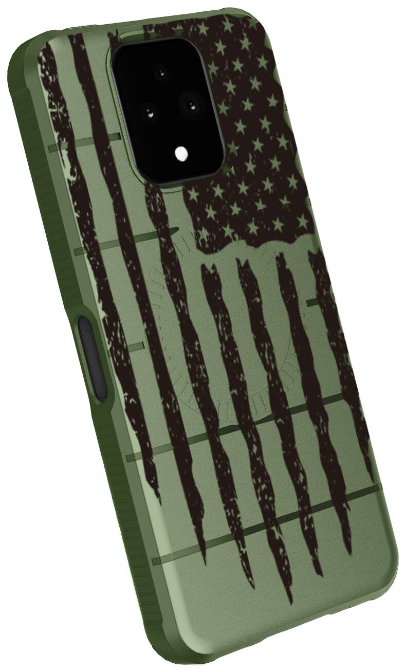 Alt View 8. Nakedcellphone - Case for Sonim XP Pro 5G Phone - Compatible with MagSafe - USA Flag.