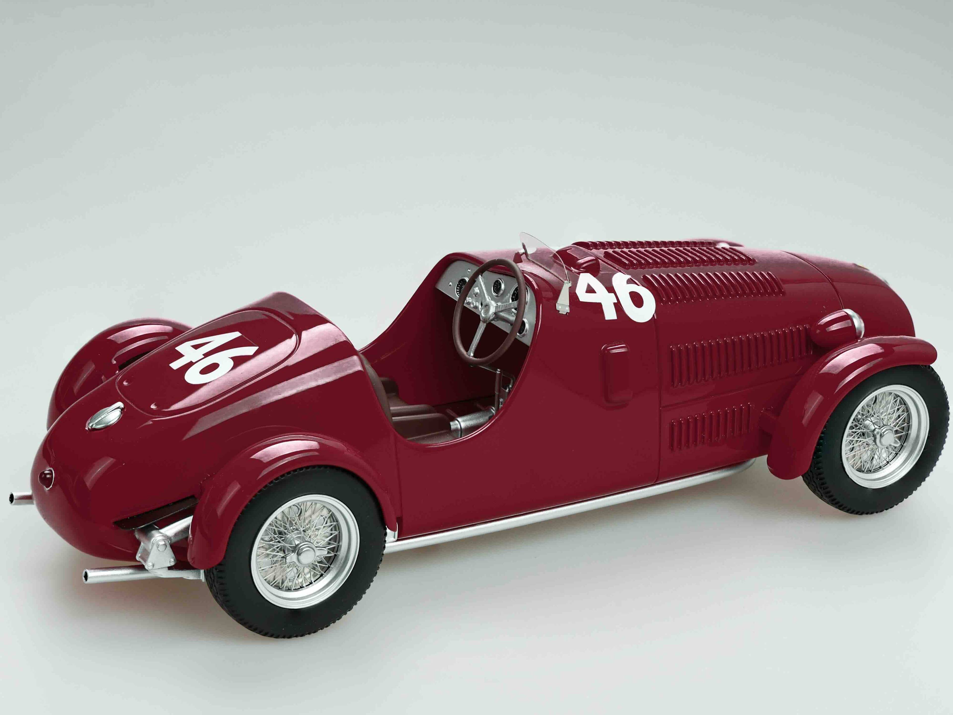 Alt View 1. Tecnomodel - Ferrari 125C #46 Franco Cortese "Circuito Vigevano" 1947 Limited Ed to 70 pcs "Mythos Series" 1/18 Model by Tecnomodel.