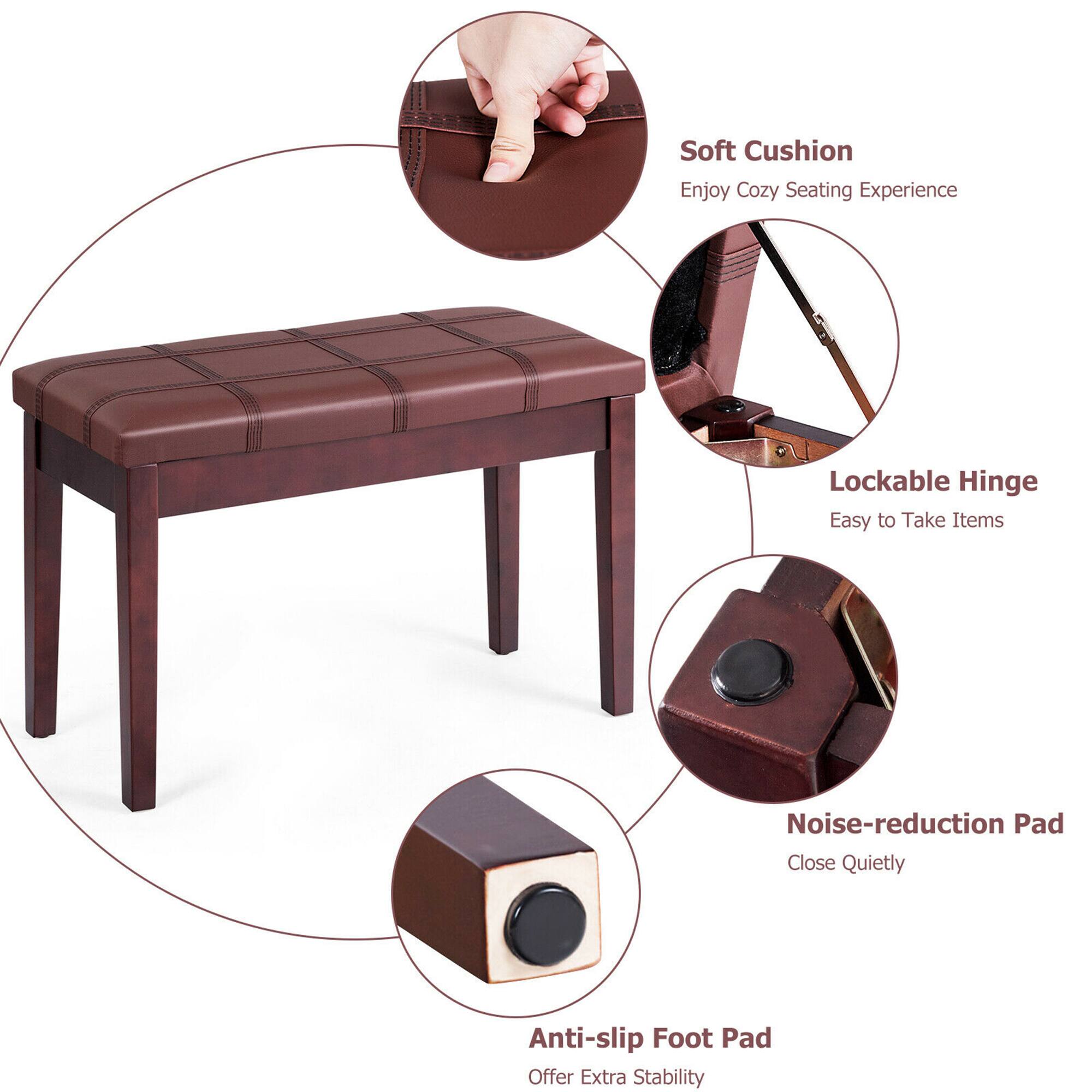 - Soft Cushion: Enjoy Cozy Seating Experience
- Lockable Hinge: Easy to Take Items
- Noise-reduction Pad: Close Quietly
- Anti-slip Foot Pad: Offer Extra Stability