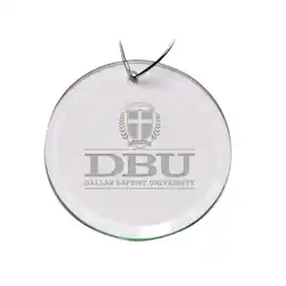 Jardine - Dallas Baptist Patriots 3'' Round Glass Ornament - Multicolor