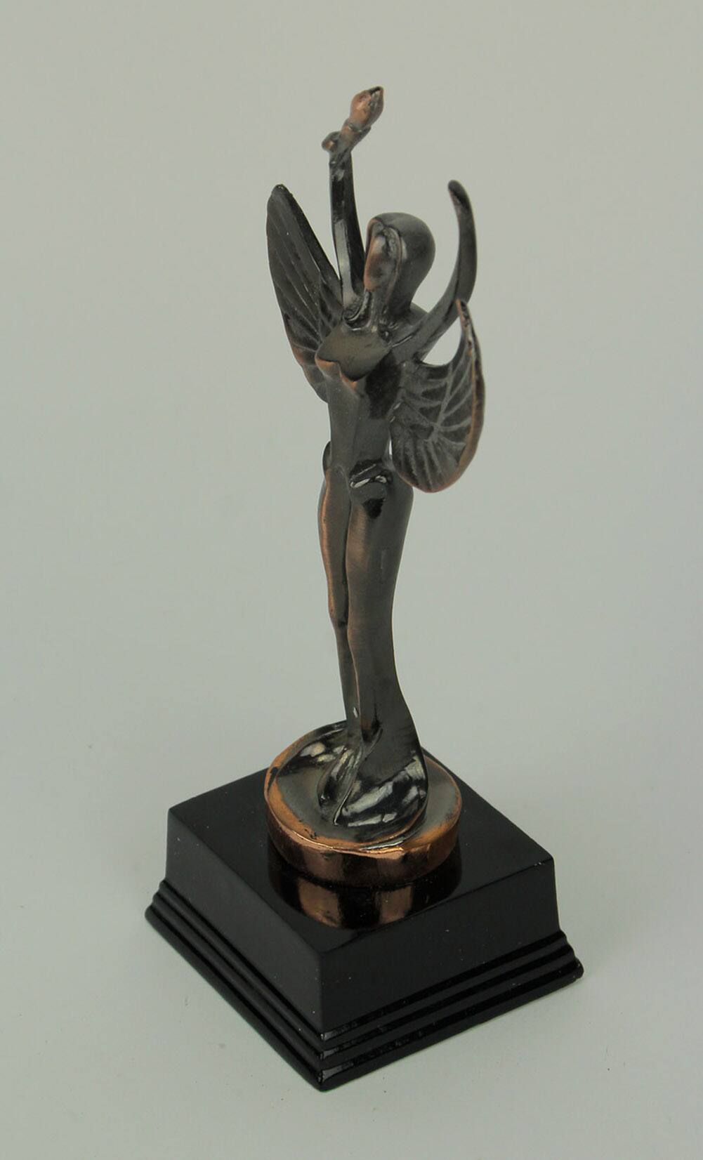 Alt View 1. Zeckos - Bronze Finish Abstract Victory Angel Achievement Trophy Statue - Bronze.
