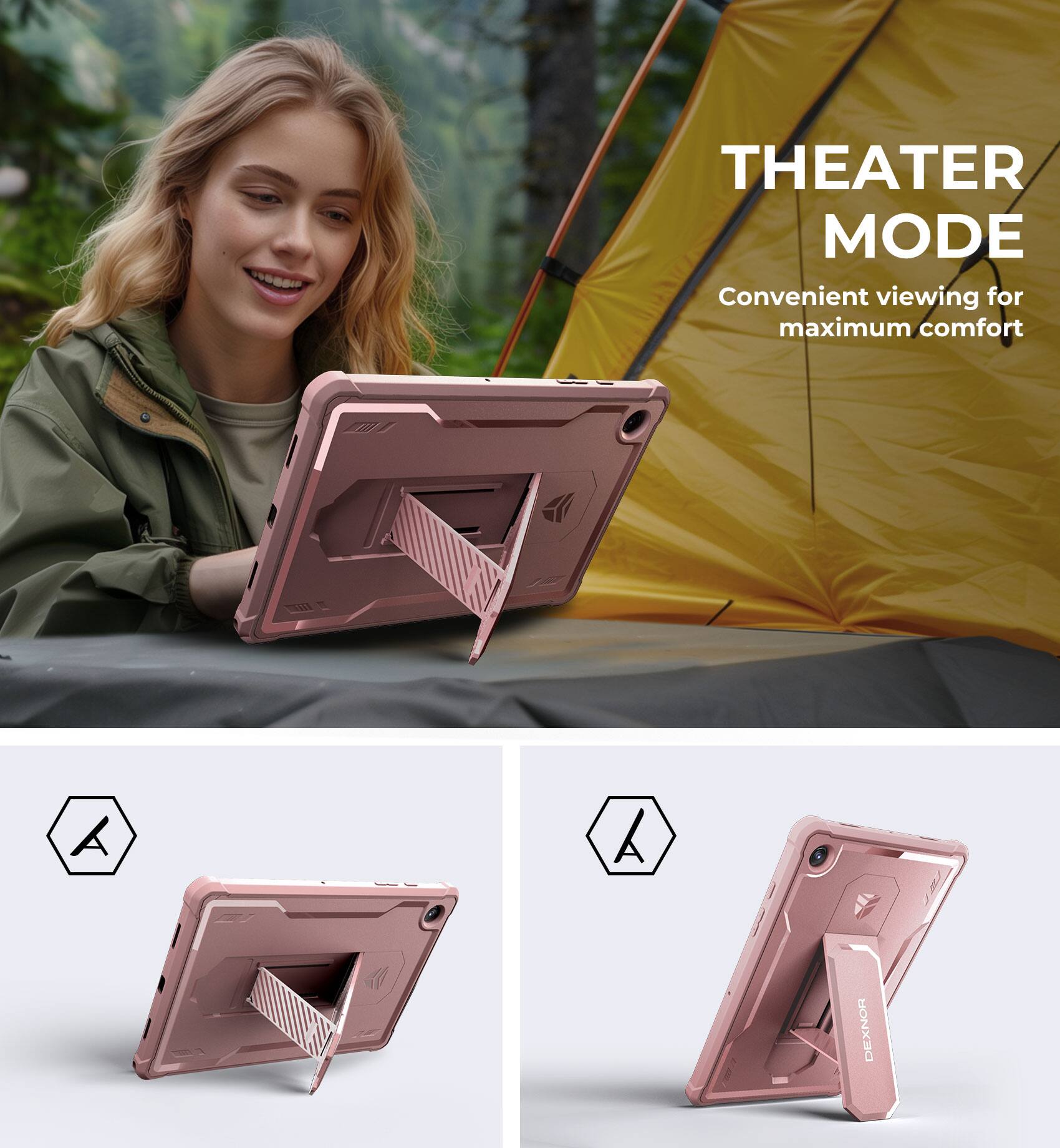 THEATER MODE  
Convenient viewing for maximum comfort  

DEXNOR