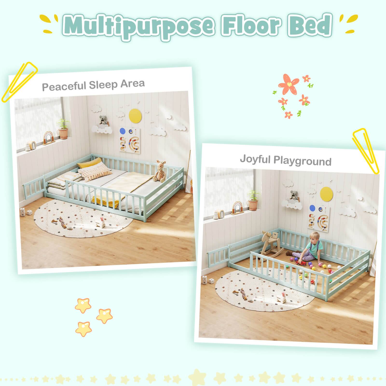 Multipurpose Floor Bed

Peaceful Sleep Area

Joyful Playground