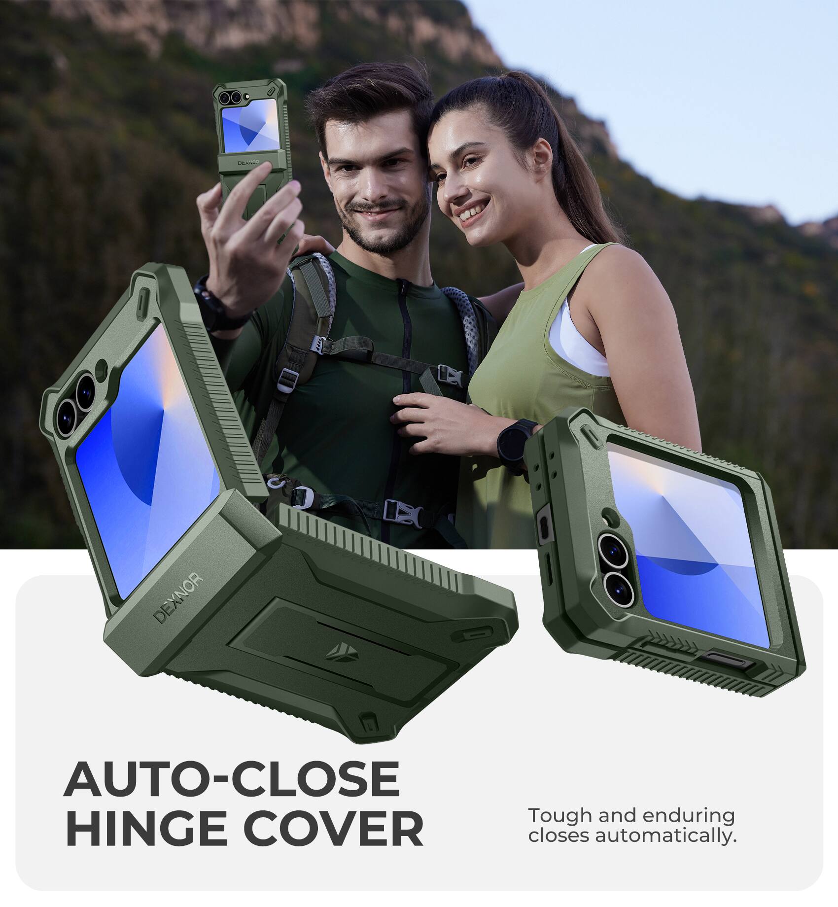 DEXNOR AUTO-CLOSE HINGE COVER
Tough and enduring closes automatically.