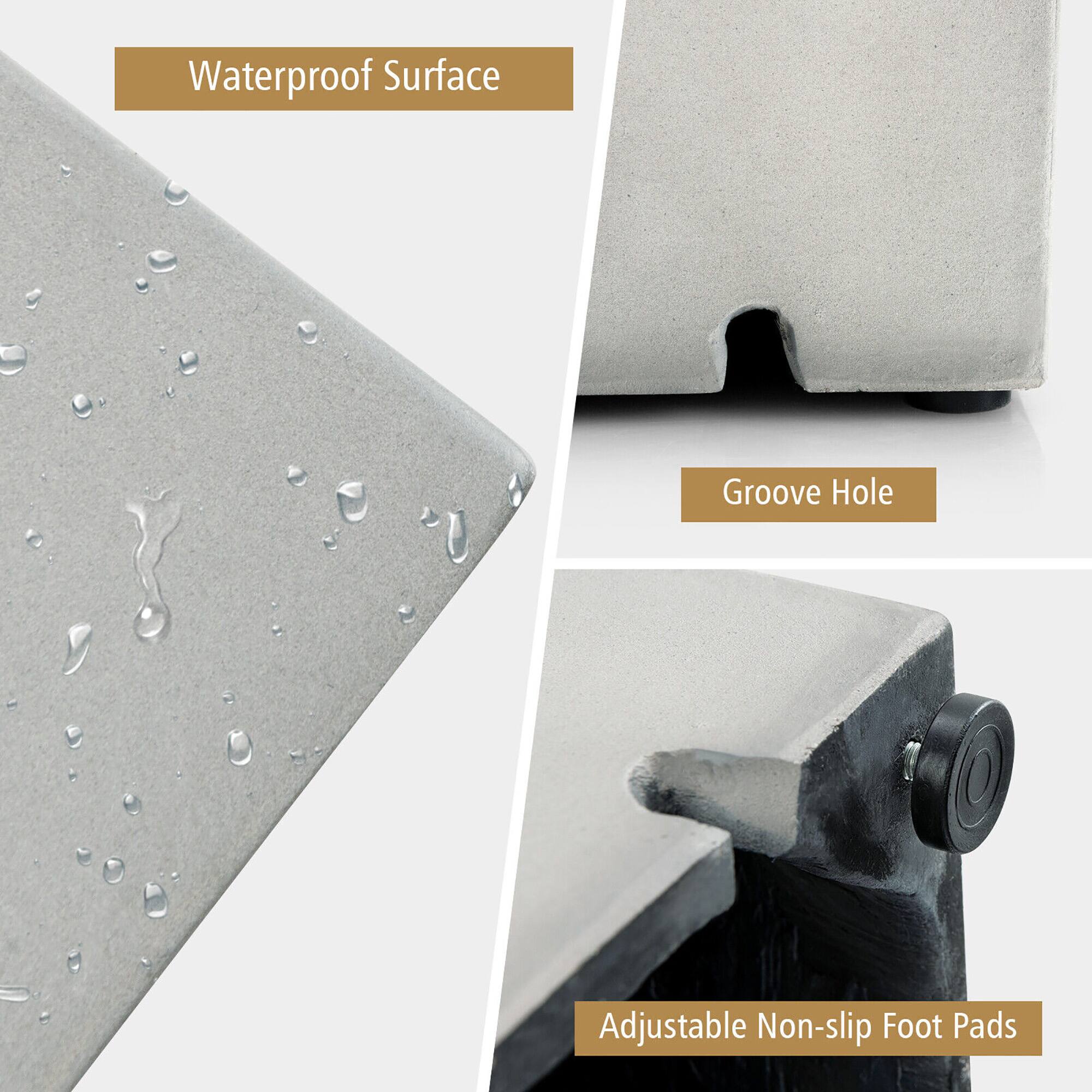 Waterproof Surface  
Groove Hole  
Adjustable Non-slip Foot Pads