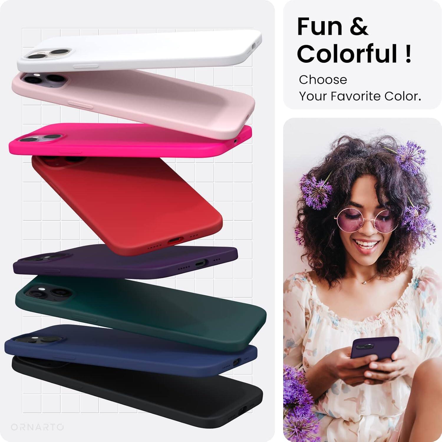 Fun & Colorful! Choose Your Favorite Color. ORNARTO