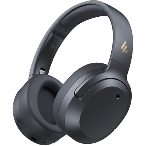 Edifier - W820NB Plus Gen 2 Wireless Over-Ear Headphones with -49dB ANC, LDAC Hi-Res Audio, 88H Battery, Dark Gray