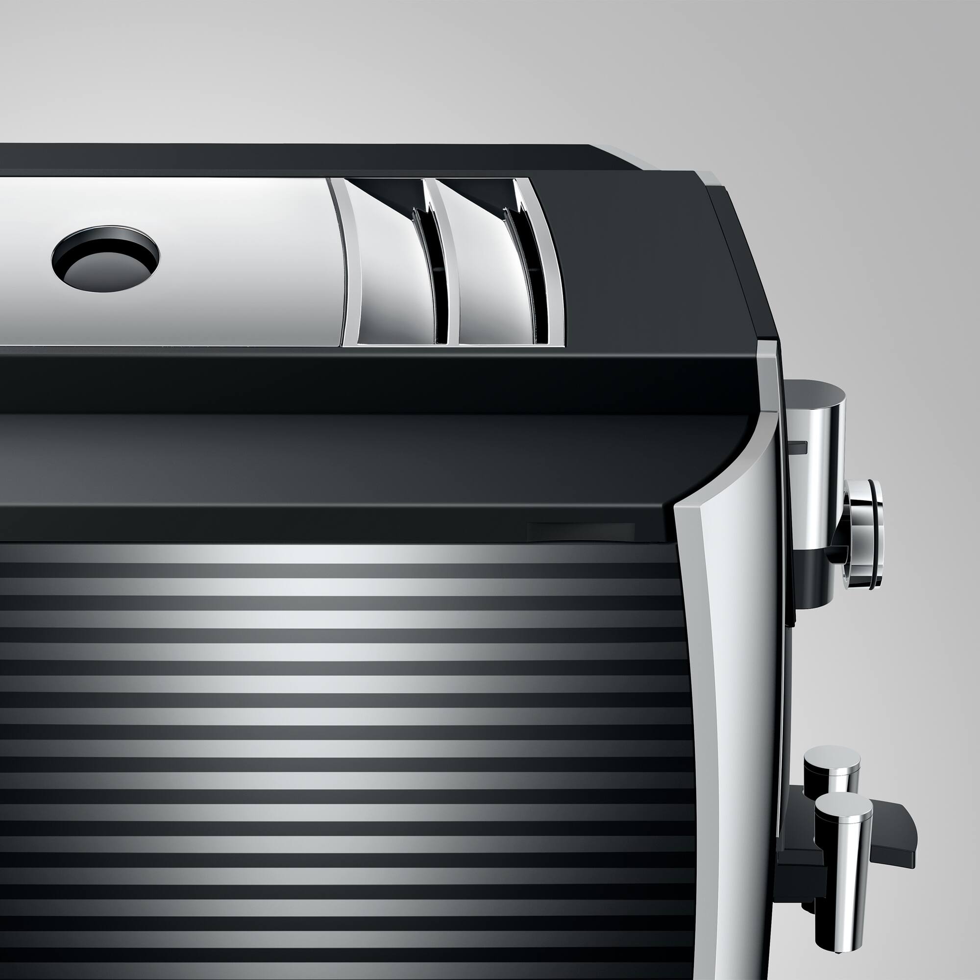 Alt View 5. JURA - S8 Automatic Coffee Machine - Chrome.