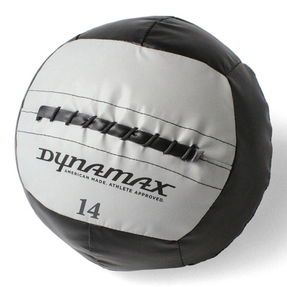 Power Systems - 14" Medicine Ball (14 lb), Soft-Shell Weighted Medicine Ball for Full Body Training - Black