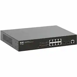Tripp Lite - series NGS8C2POE-1 Ethernet Switch - 8 Ports - Manageable - Gigabit Ethernet - 1000Base-SX, 1000Base-LX - Black