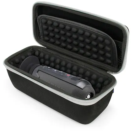 Front. CASEMATIX - Thermal Vision Monocular Case for Flir Scout TKx Thermal Monocular for Hunting and Night Vision Scopes Up to 7.5".