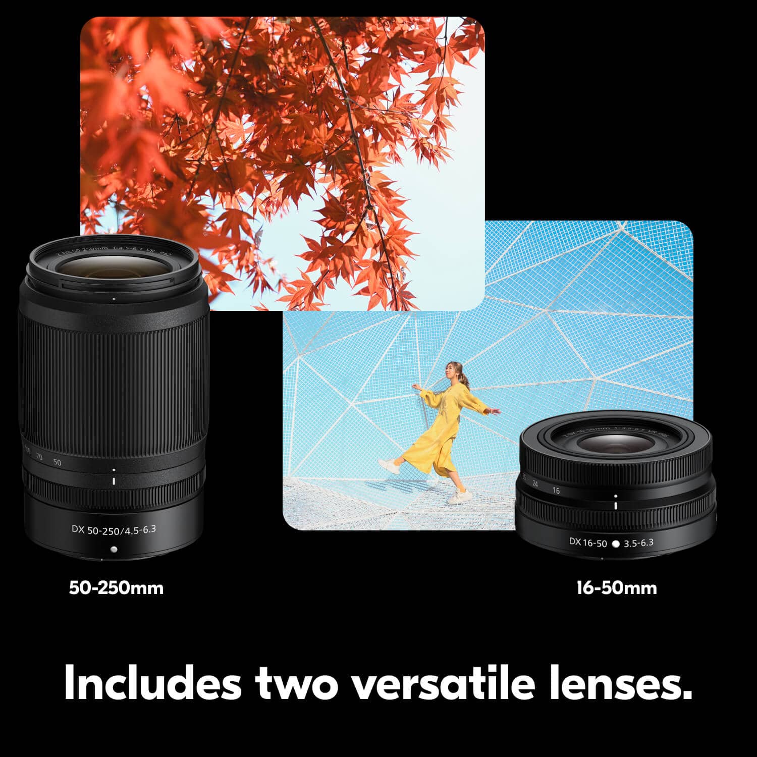 Nikon Z 30 4K Mirrorless Camera 2 Lens Kit with NIKKOR Z DX 16