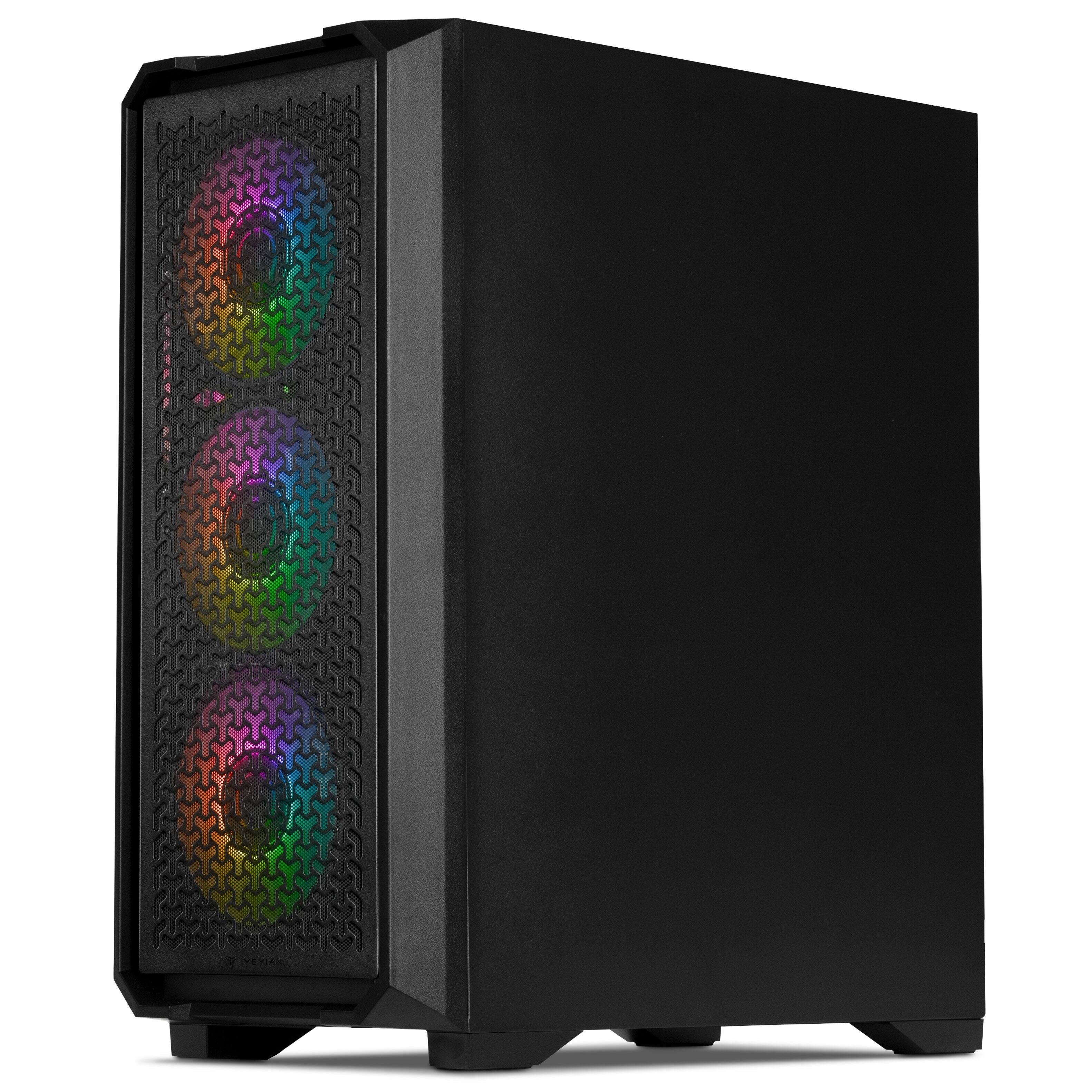 Alt View 1. YEYIAN - YEYIAN Gaming PC. Intel Core i5 14400F, NVIDIA RTX 5060 8GB GDDR7, 2TB NVMe, 32GB DDR5, 650W 80+ Gold. YPI-VA44F0C-5603U.