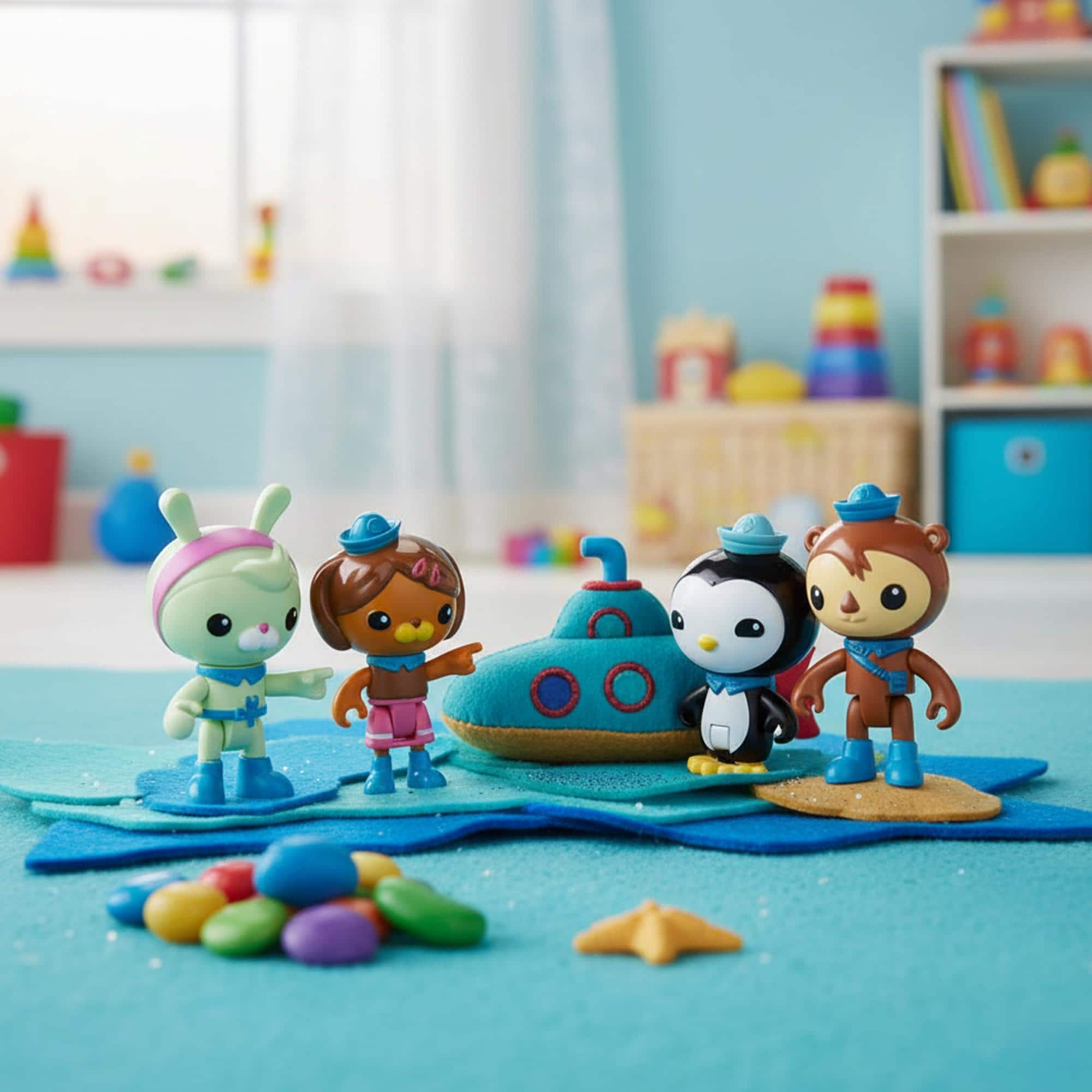 Fisher Price Fisher Price Octonauts Octo Crew Figure 4 Pack Brown