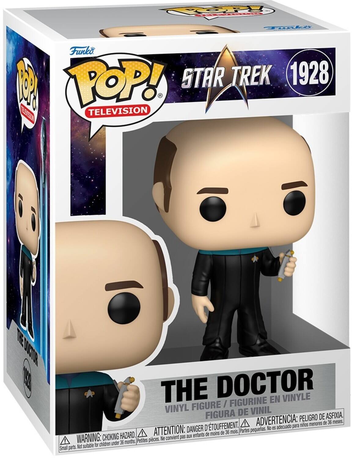 Pope Funko POP! STAR TREK 1928 TELEVISION

THE DOCTOR

VINYL FIGURE / FIGURINE EN VINYLE / FIGURA DE VINIL

WARNING: CHOKING HAZARD, Small parts. Not suitable for children under 36 months. ATTENTION: DANGER D'ÉTOUFFEMENT, Petites pièces. Ne convient pas aux enfants de moins de 36 mois. ADVERTENCIA: PELIGRO DE ASFIXIA, Partes pequeñas. No es adecuado para niños menores de 36 meses.