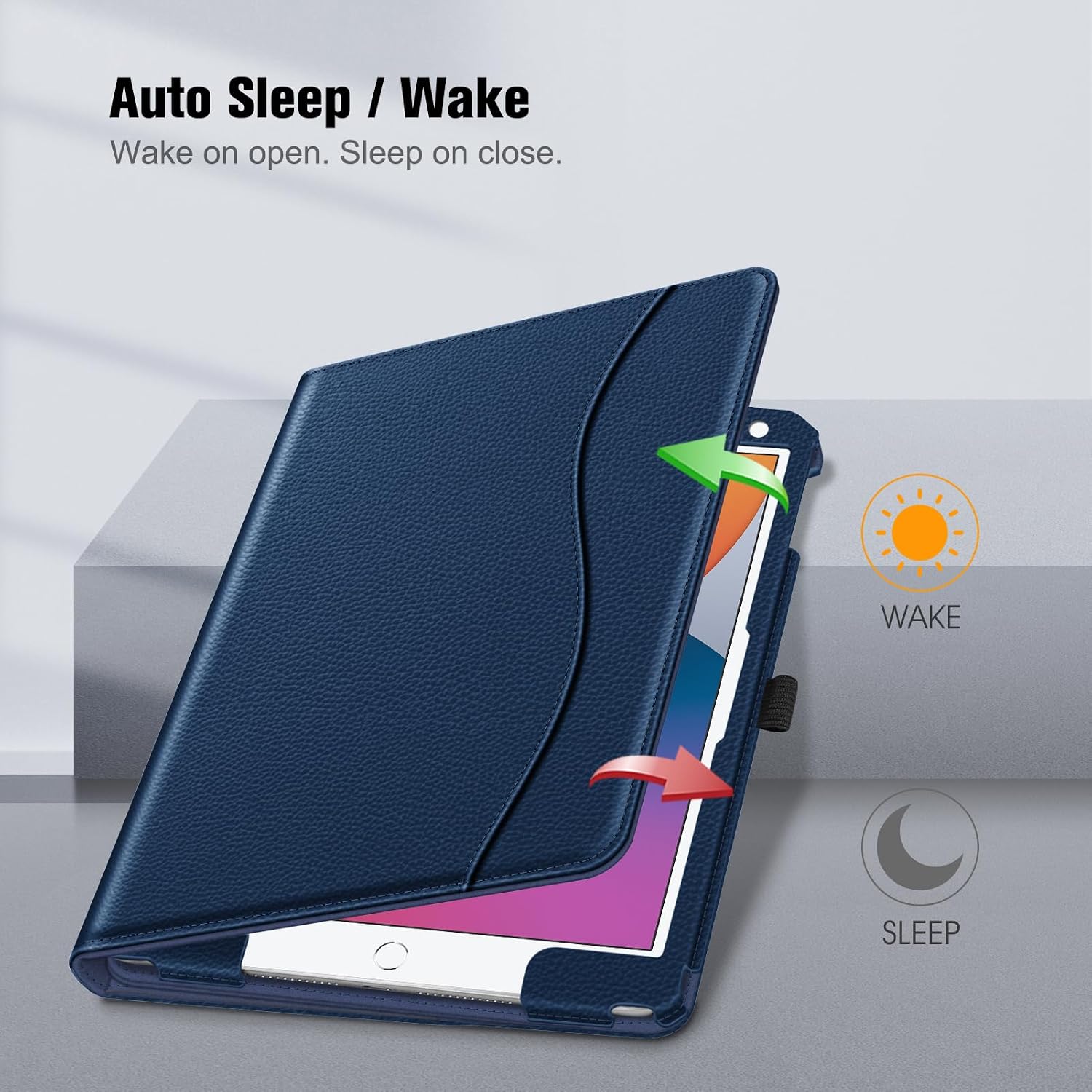 Auto Sleep / Wake  
Wake on open. Sleep on close.  
WAKE  
SLEEP