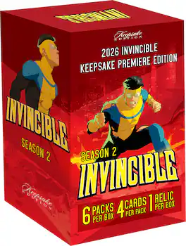2026 Invincible Season 2 Keepsake Premiere Edition Blaster Box