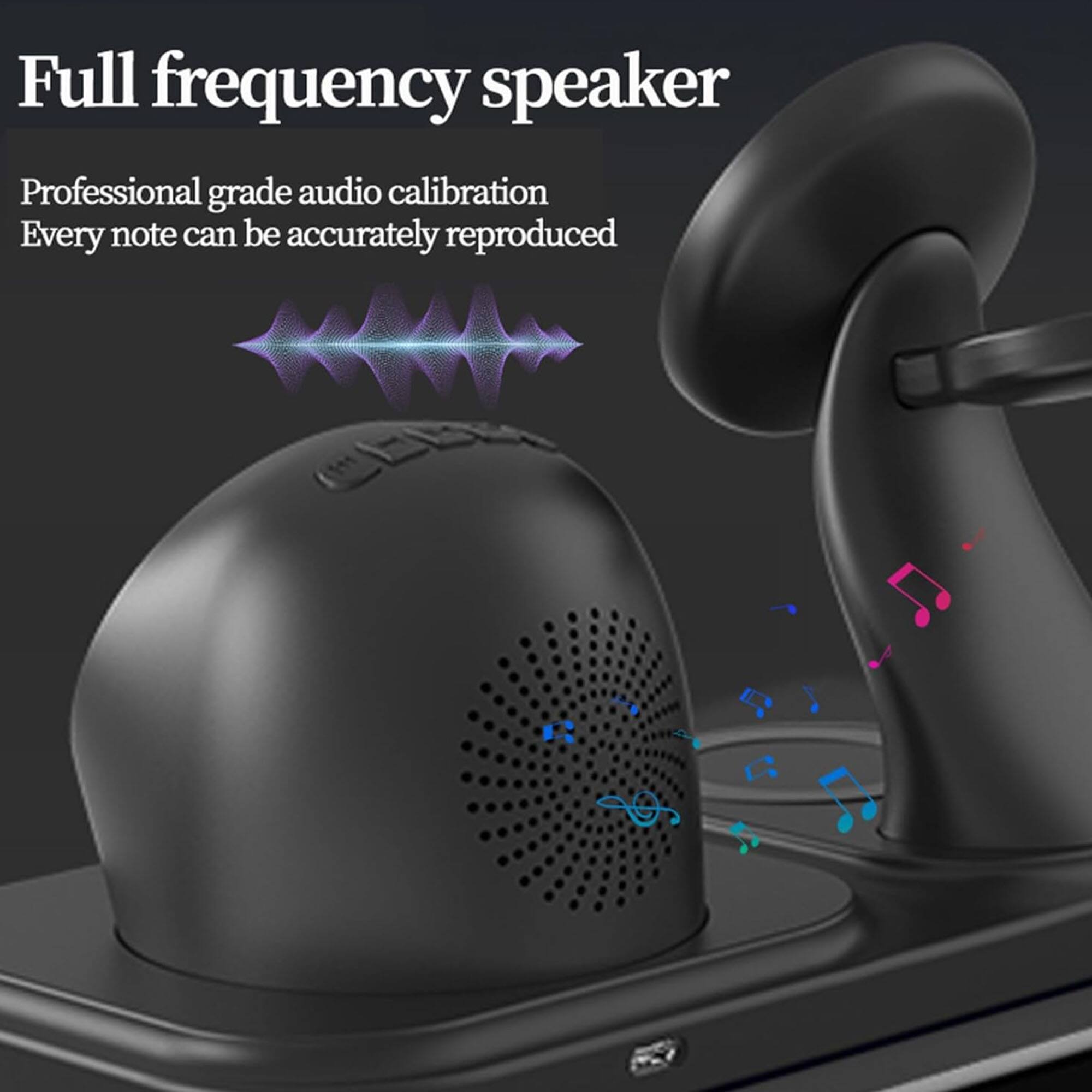 Full frequency speaker

Professional grade audio calibration  
Every note can be accurately reproduced