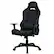 Left. Arozzi - Torretta Supersoft Upholstery Fabric Gaming Chair - Pure Black.