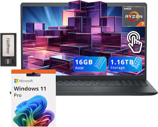 AMD Ryzen 7
16GB RAM
1.16TB Storage
Microsoft Windows 11 Pro