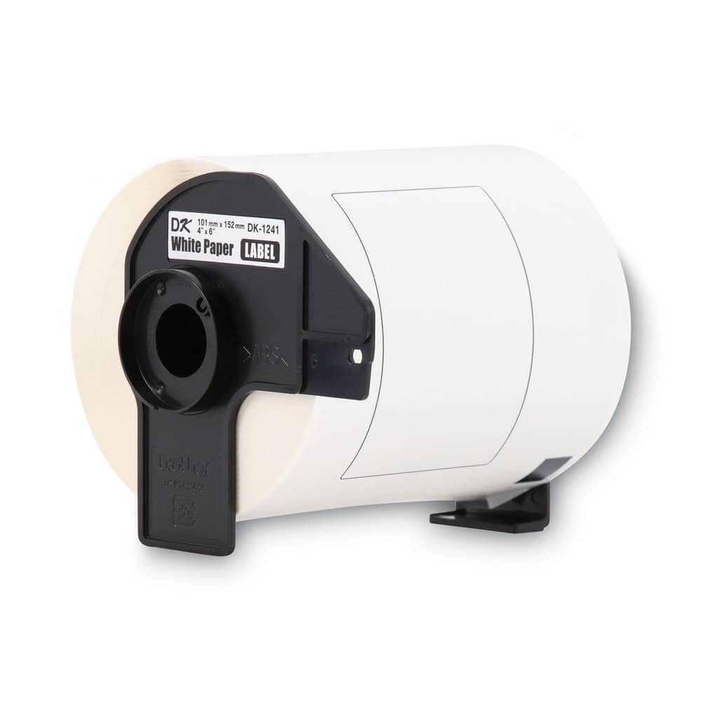 Brother - DK1241 4 in. x 6 in. Die-Cut Shipping Labels - (200 Labels/Roll) - White