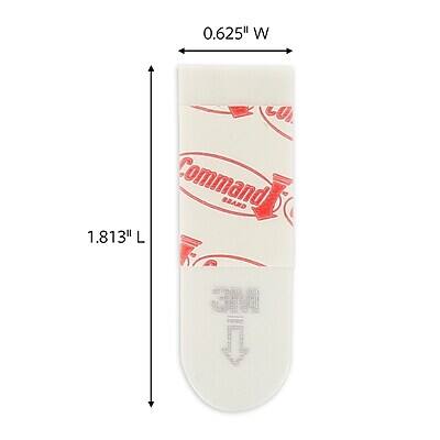 0.625" W  
1.813" L  

Command Brand  
3M
